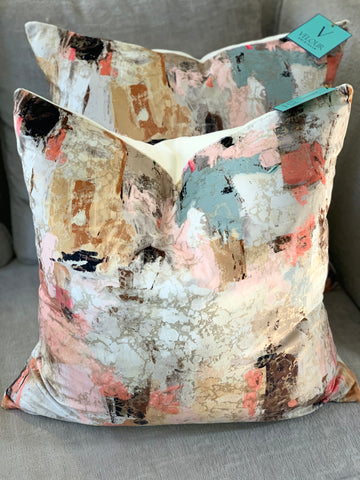 Tuscan Abstract Velvet Pillows