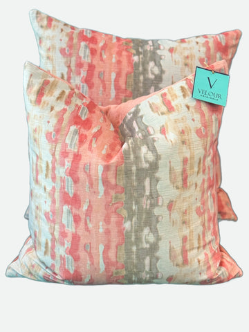 Tulpa Coral Velvet Pillows