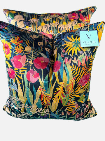 English Garden Velvet Pillows