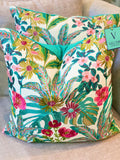 Abelia Summer Floral Velvet Pillows