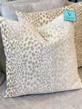 P Kaufmann Velvet Animal Cheetah Print Pillows