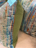 Color Flecks Velvet Pillows
