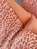 Tanzia Coral Animal Print Velvet Pillows
