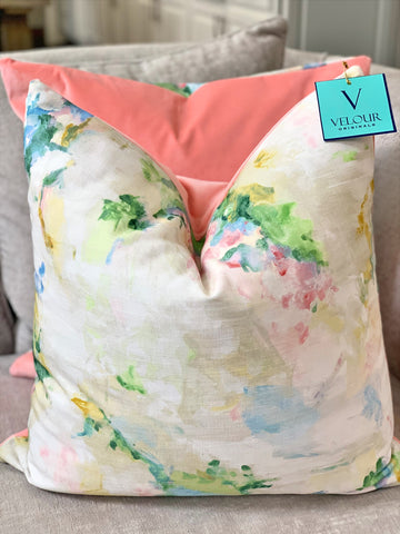 Degas Floral Velvet Pillows