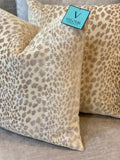 P Kaufmann Velvet Animal Cheetah Print Pillows