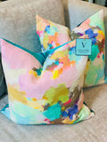 Watercolor Velvet Pillows