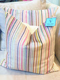 Xavier Stripe Velvet Pillows